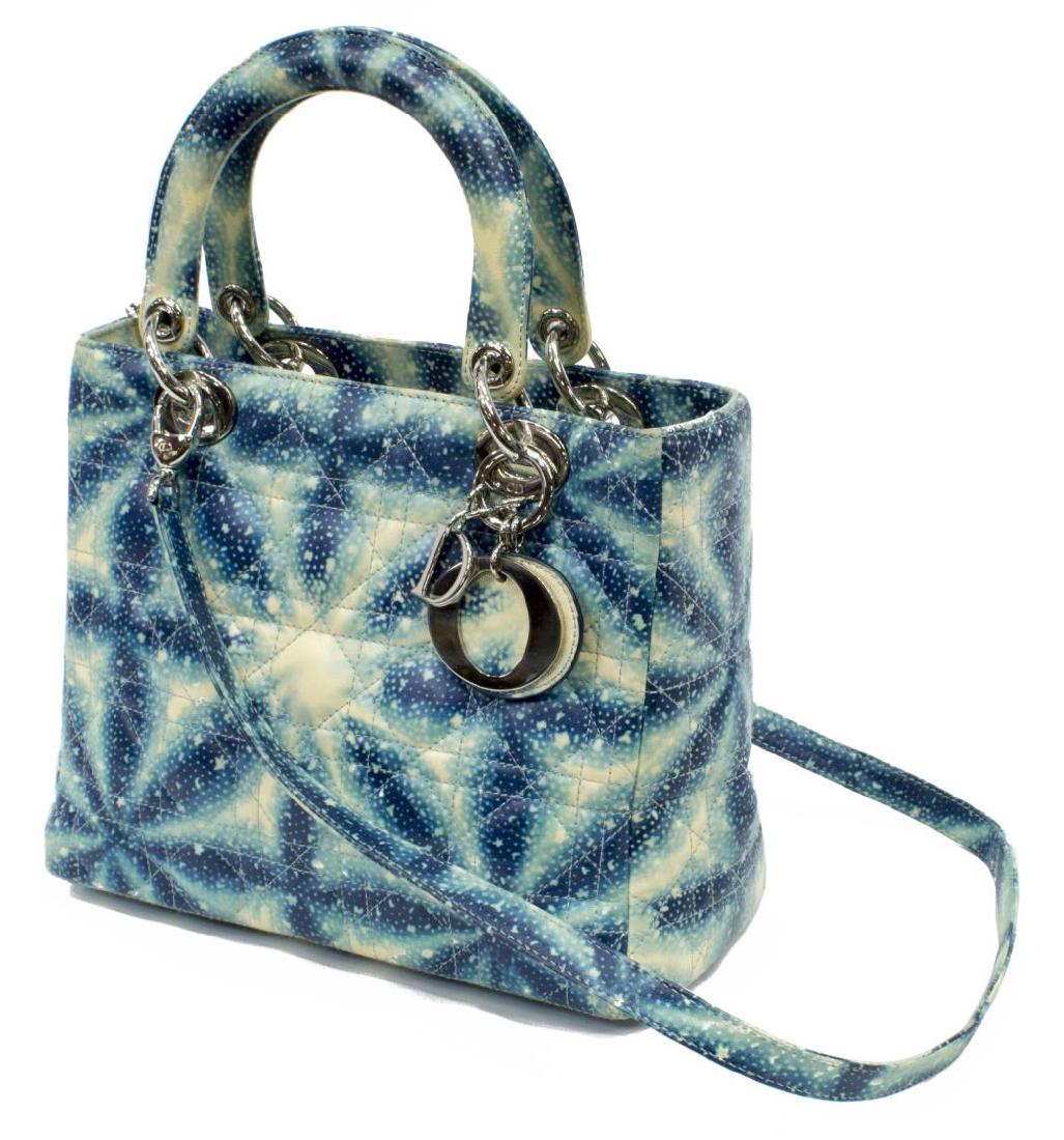 CHRISTIAN DIOR LADY DIOR STAR LEATHER HANDBAG (1 of 5)