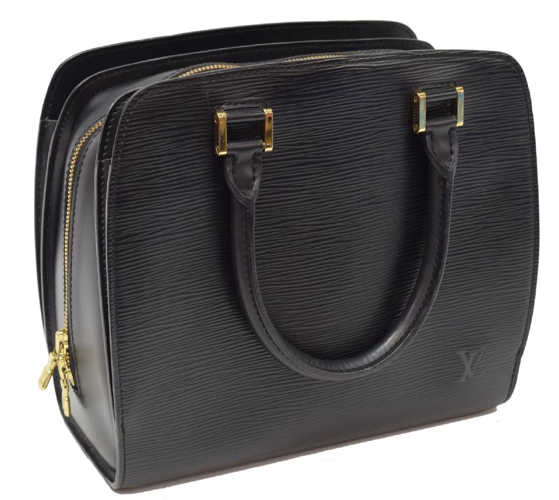 LOUIS VUITTON 'PONT-NEUF PM' BLACK EPI LEATHER BAG (1 of 4)