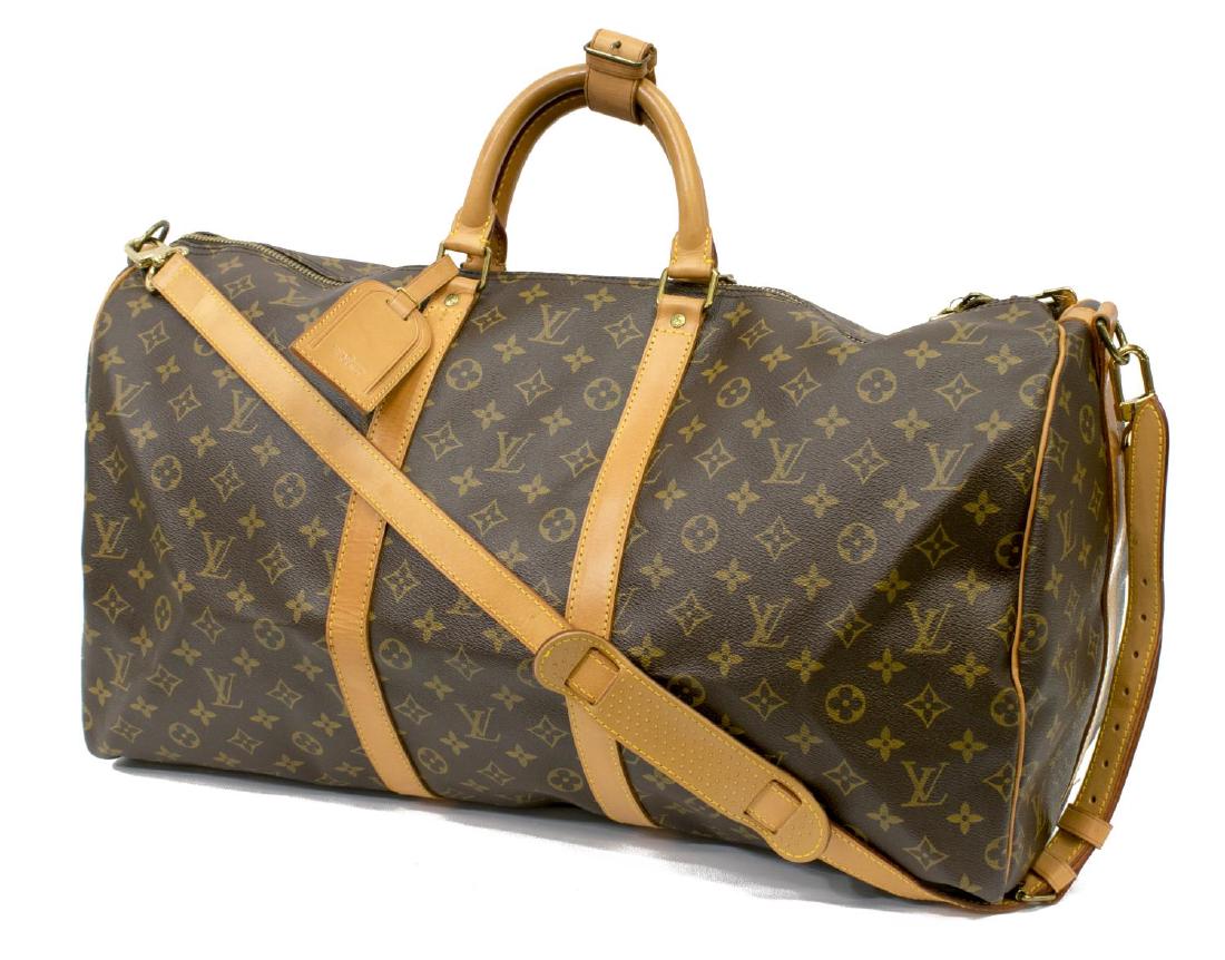 LOUIS VUITTON 'KEEPALL BANDOULIERE 55' DUFFEL BAG (1 of 4)