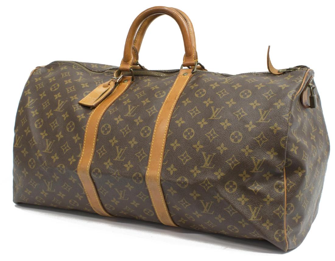 LOUIS VUITTON 'KEEPALL' MONOGRAM CANVAS DUFFLE BAG (1 of 4)