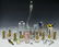 (32) MID-CENTURY MODERN BARWARE DRINKS SET