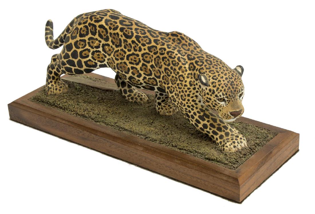 LOUIS PAUL JONAS STUDIOS JAGUAR: Louis Paul Jonas (United States, 1894-1971) Studios, Jaguar, signed and numbered 2/89, approx 5"h, 10.5"w, 4"d, 1.25lbs **Provenance: From the estate of James Dolan Jr. (1937-2017), Director of Collec