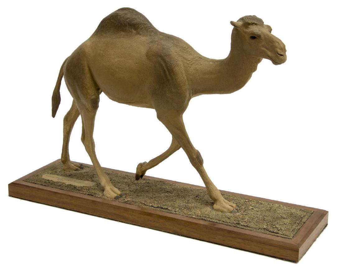 LOUIS PAUL JONAS STUDIOS DROMEDARY CAMEL: Louis Paul Jonas (United States, 1894-1971) Studios, Dromedary Camel, signed and numbered 6/89, approx 10.25"h, 16"w, 4.75"d, 3.75lbs **Provenance: From the estate of James Dolan Jr. (1937-2017), Dire