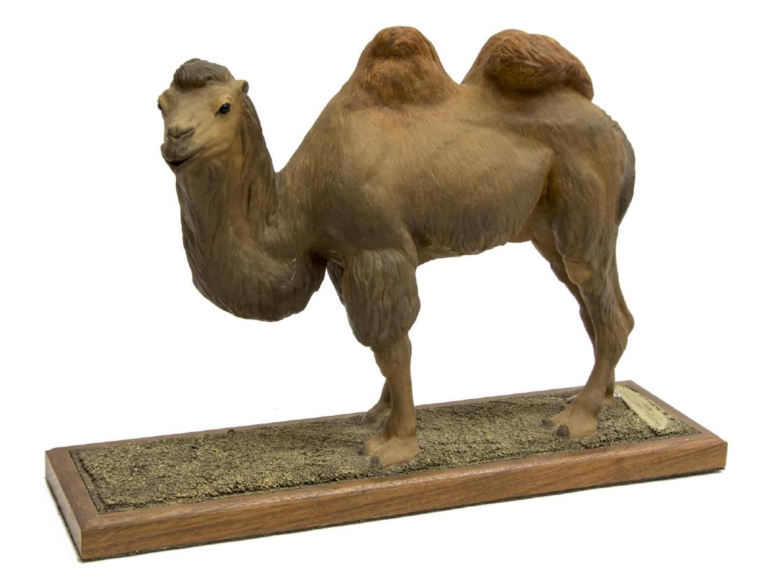 LOUIS PAUL JONAS STUDIOS BACTRIAN CAMEL: Louis Paul Jonas (United States, 1894-1971) Studios, Bactrian Camel, signed and numbered 12/88, approx 11.25"h, 16"w, 4.75"d, 4lbs**Provenance: From the estate of James Dolan Jr. (1937-2017), Director