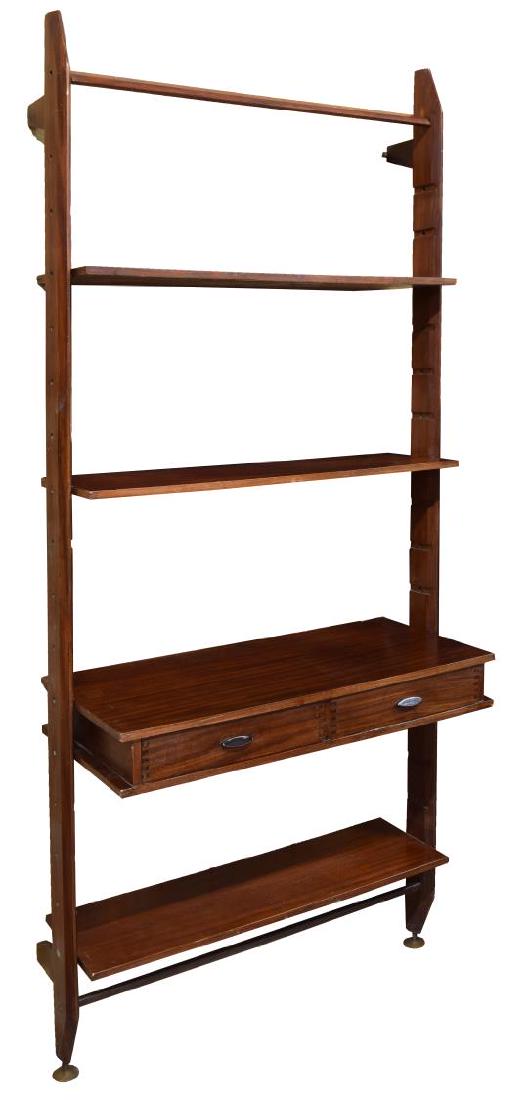 ITALIAN MID-CENTURY MODERN TEAKWOOD BOOKCASE (1 of 2)
