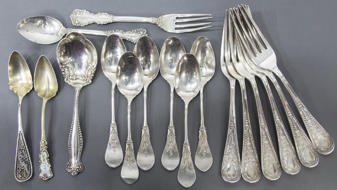 (17) COLLECTION STERLING SILVER FLATWARE, GORHAM (1 of 2)