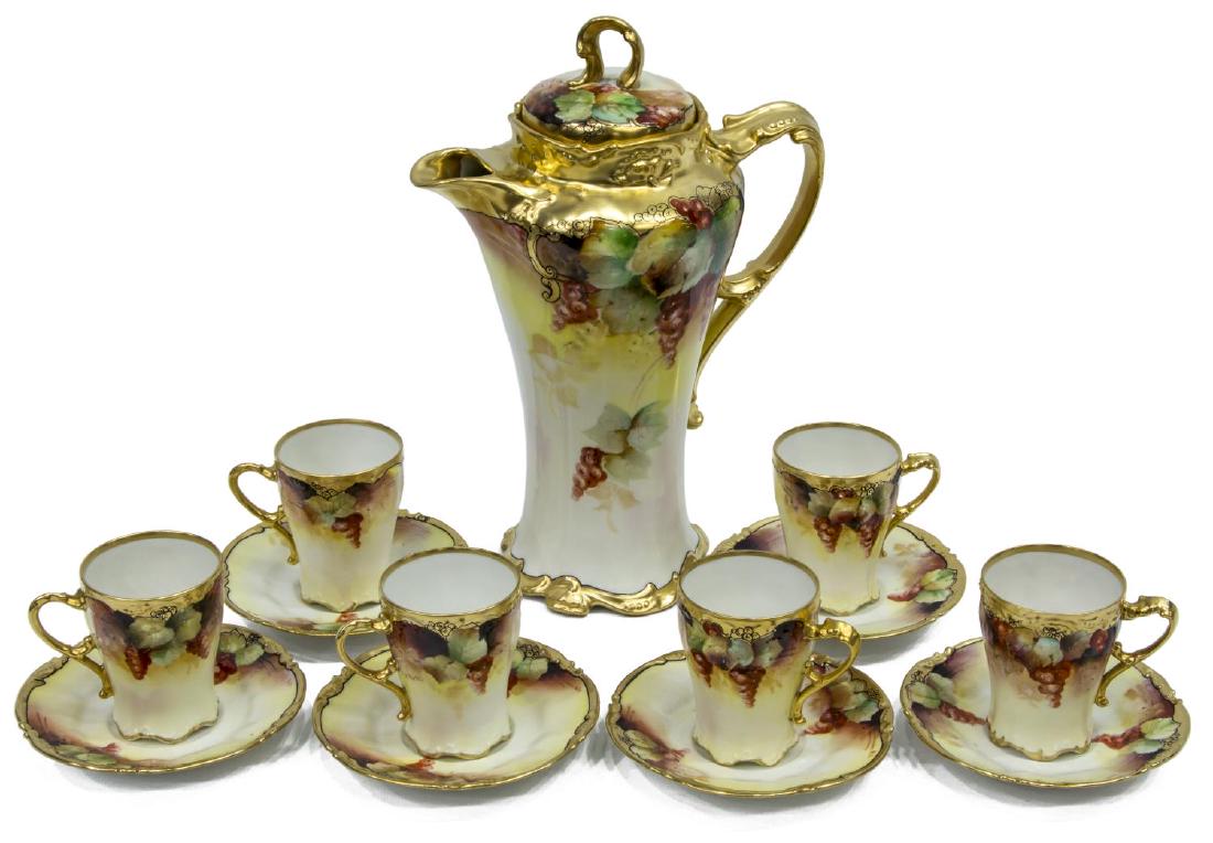 JEAN POUYAT LIMOGES, M. ROST LEROY CHOCOLATE SET (1 of 3)