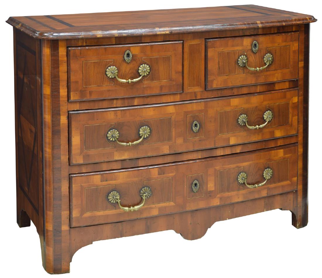 ALFONSO MARINA ITALIAN WALNUT PARQUETRY COMMODE (1 of 6)