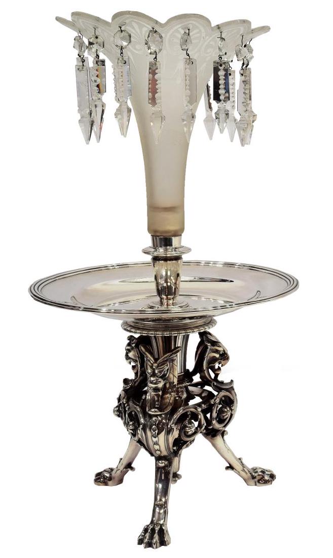 CHRISTOFLE SILVERED GRIFFIN CENTERPIECE EPERGNE (1 of 7)