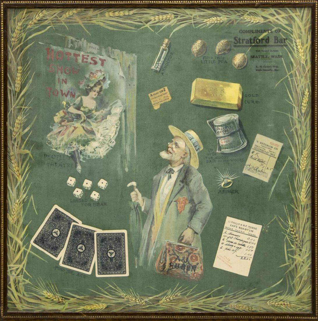 GAMBLING ADVERTISEMENT, SEATTLE, EARLY 20TH C. (1 of 5)