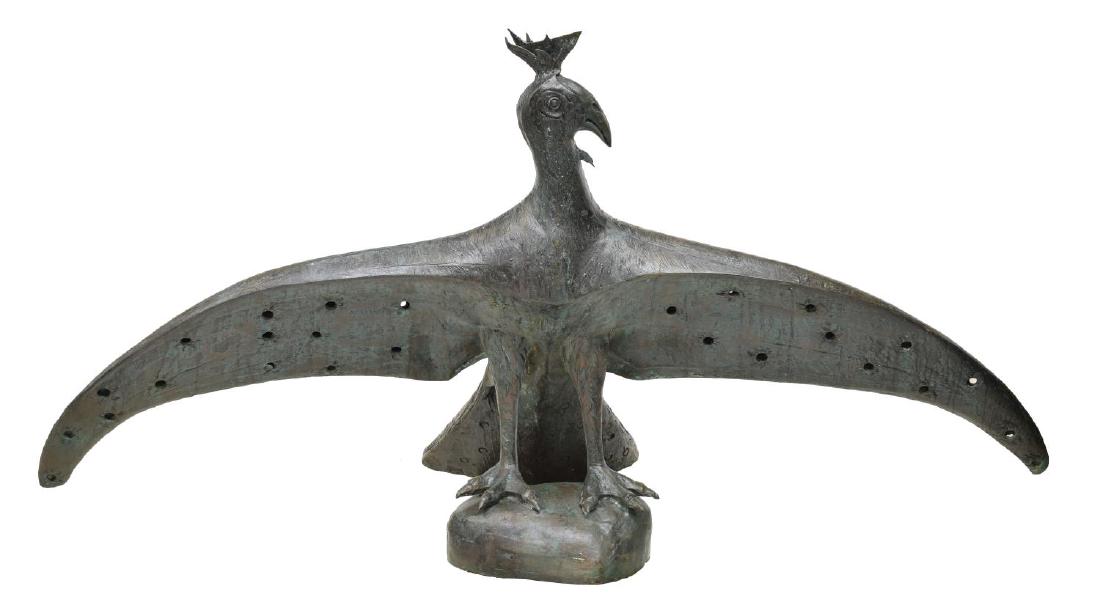 ITALIAN PATINATED BRONZE SCULPTURE, LA CHIMERA (1 of 6)