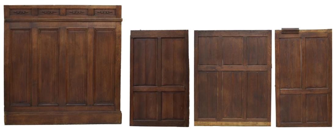 (4) ARCHITECTURAL CARVED WOOD WALL PANELS (1 of 4)