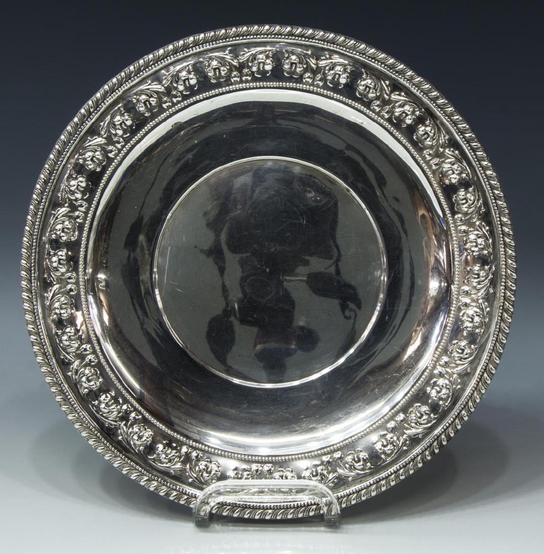 FRANK M. WHITING & CO STERLING SILVER SERVICE TRAY (1 of 2)