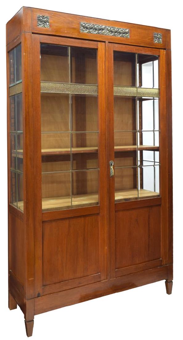 ITALIAN ART NOUVEAU BOOKCASE/DISPLAY CABINET (1 of 2)