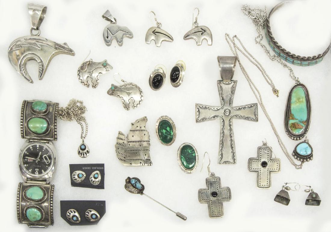 COLLECTION SOUTHWEST SILVER & STONE JEWELRY (1 of 3)