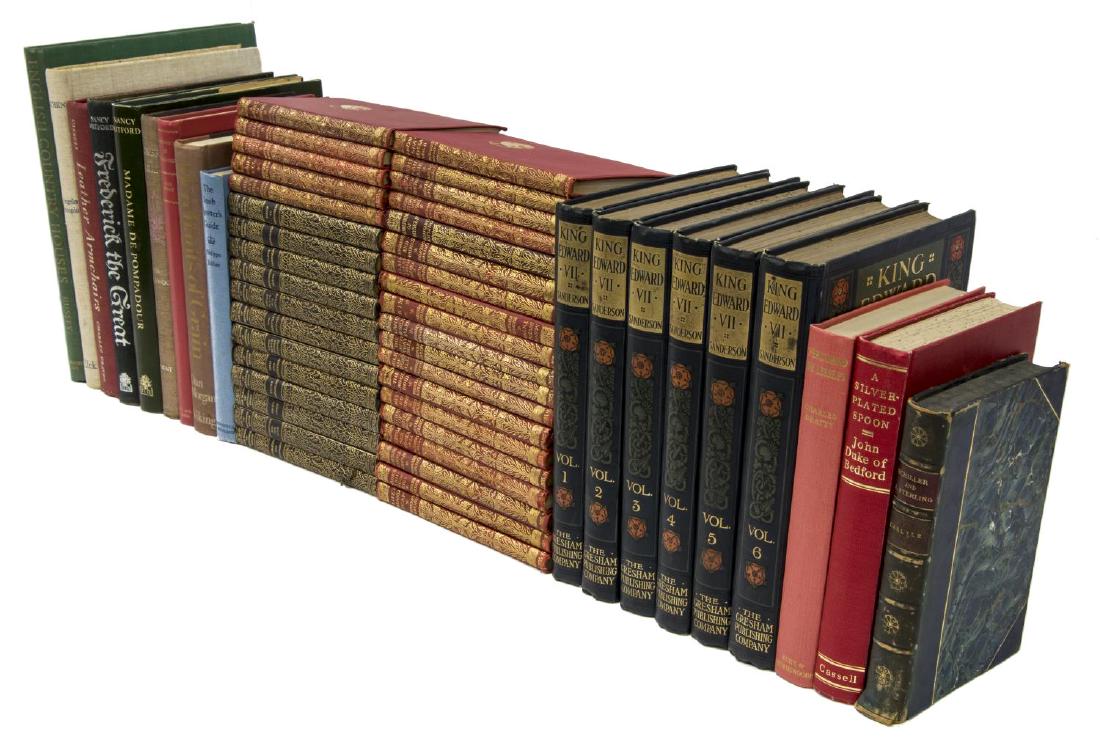 (54) ENGLISH GILT EMBOSSED HARDCOVER LIBRARY BOOKS (1 of 10)