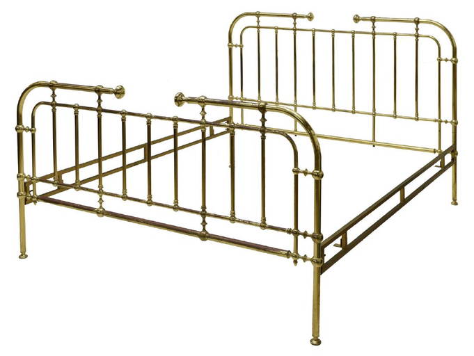 Vintage Italian Brass Bed