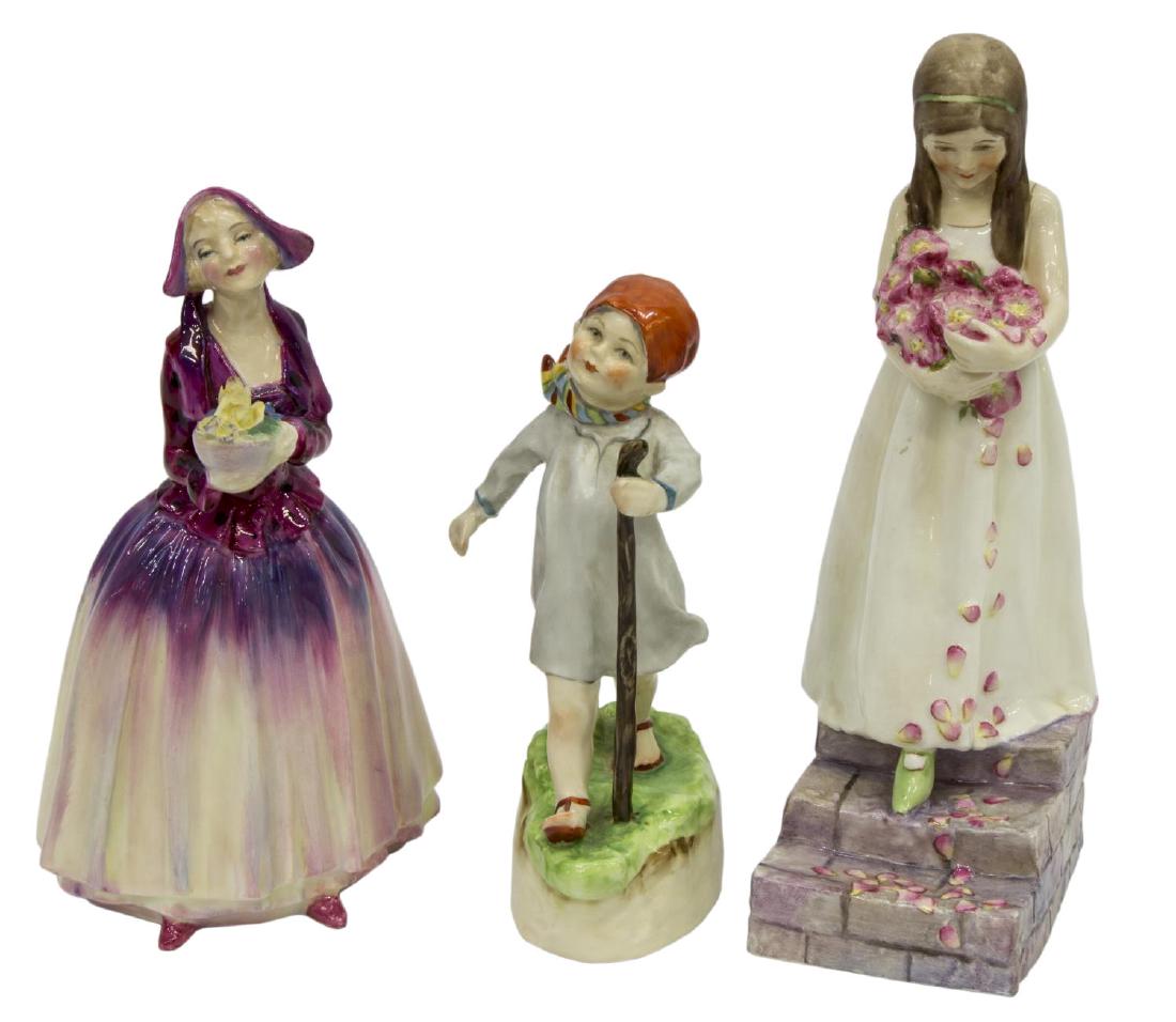 (3) ROYAL WORCESTER & ROYAL DOULTON FIGURES (1 of 4)