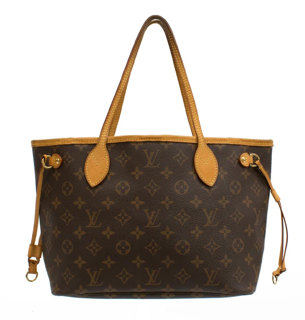 LOUIS VUITTON 'NEVERFULL PM' MONOGRAM TOTE BAG (1 of 4)
