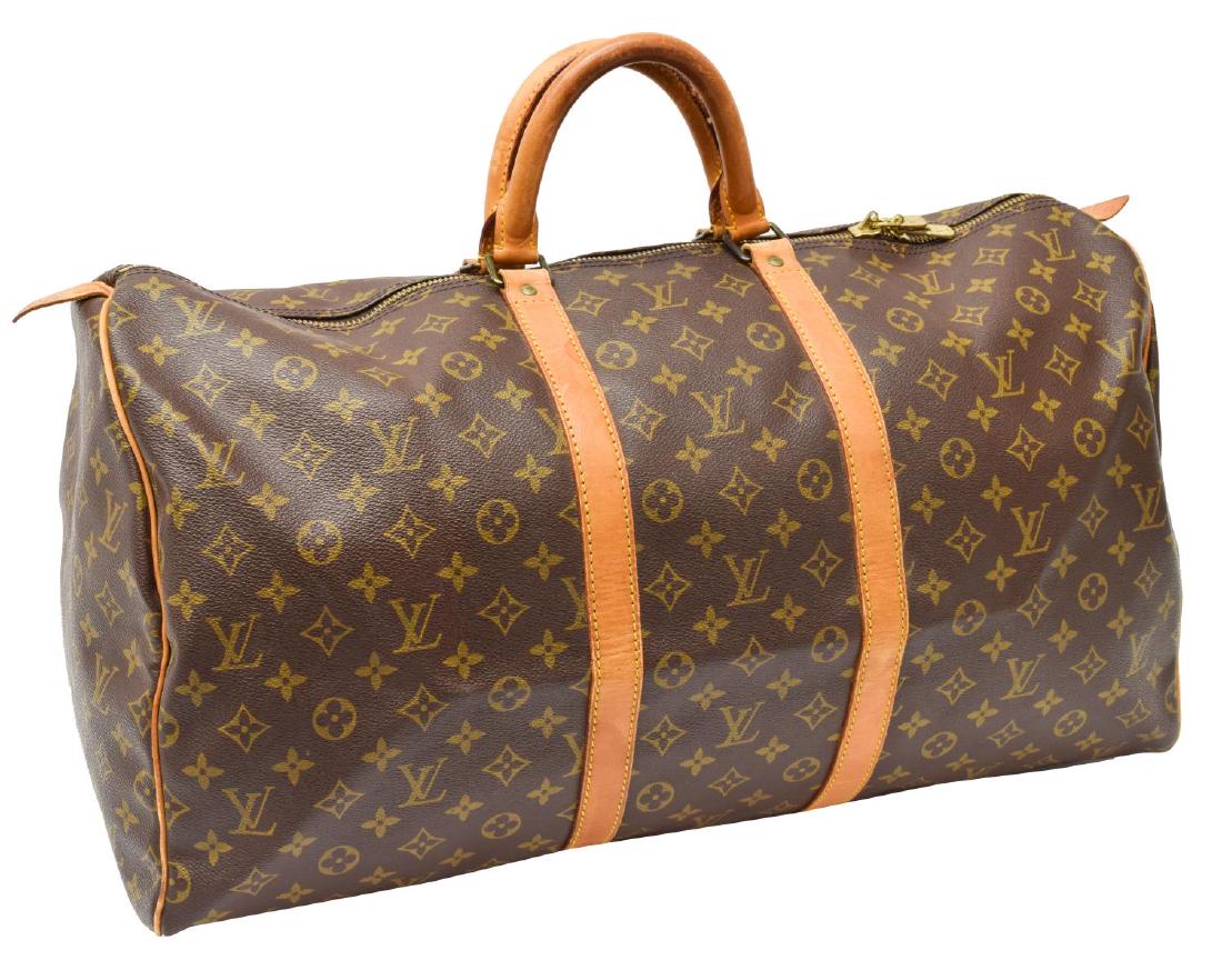 LOUIS VUITTON 'KEEPALL 55' MONOGRAM DUFFLE BAG (1 of 4)