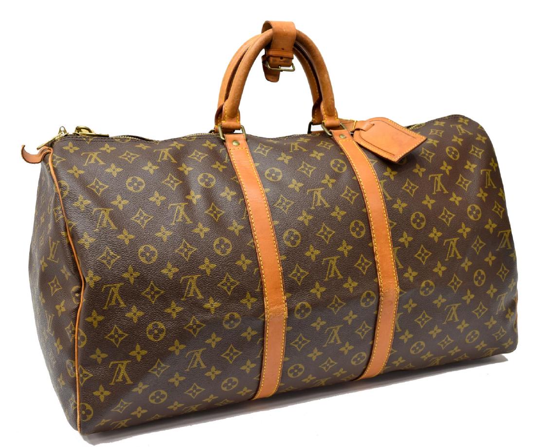LOUIS VUITTON 'KEEPALL 55' MONOGRAM DUFFLE BAG (1 of 4)
