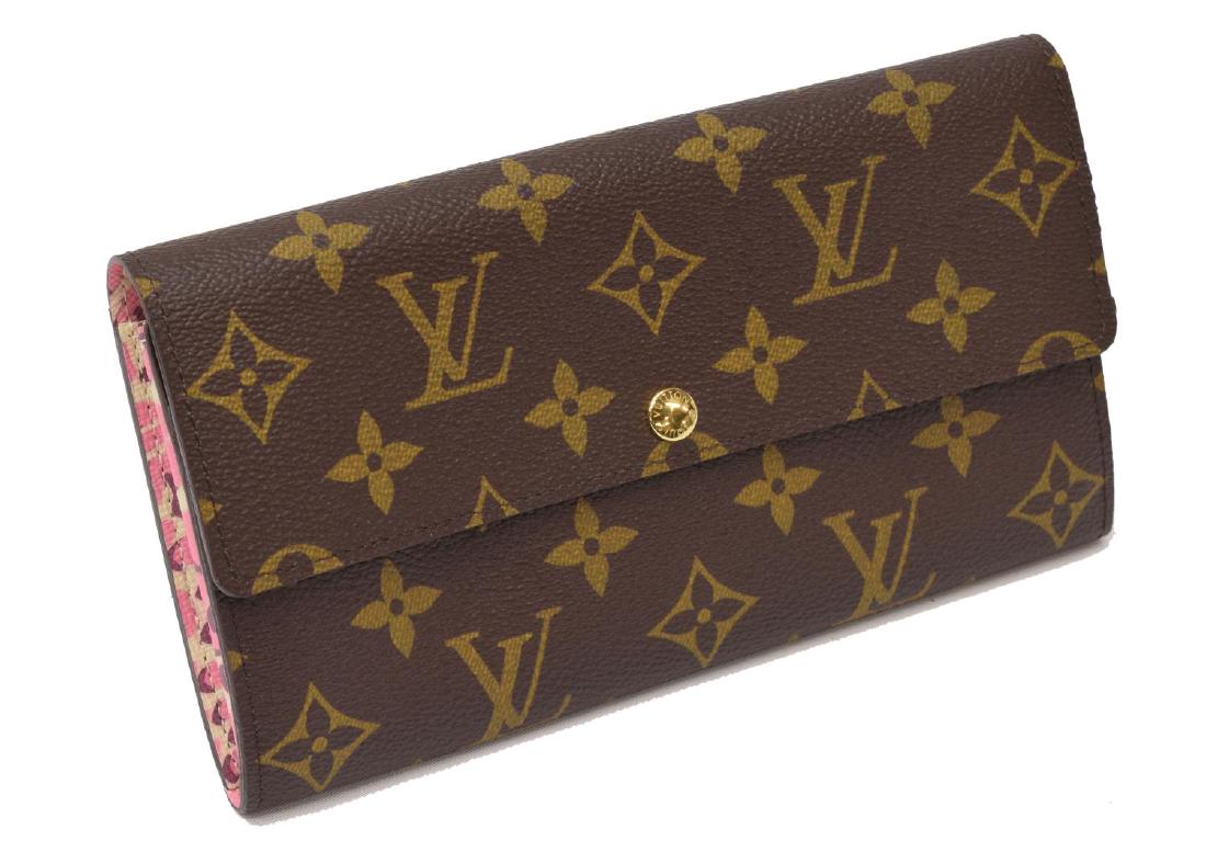 LOUIS VUITTON 'SARAH' MONOGRAM CANVAS WALLET (1 of 4)