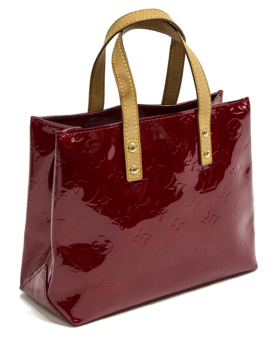 LOUIS VUITTON 'READE' RED MONOGRAM VERNIS BAG (1 of 4)