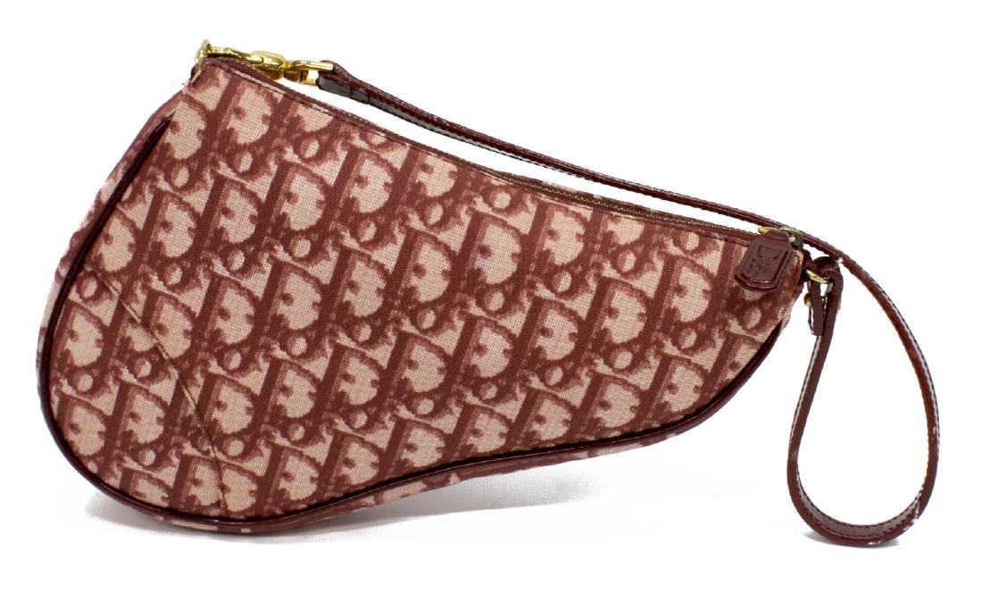CHRISTIAN DIOR MINI RED DIORISSIMO SADDLE BAG (1 of 5)