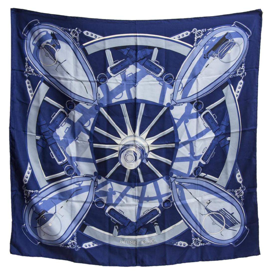 HERMES SILK SCARF, 'MOYEUX' PATTERN (1 of 2)