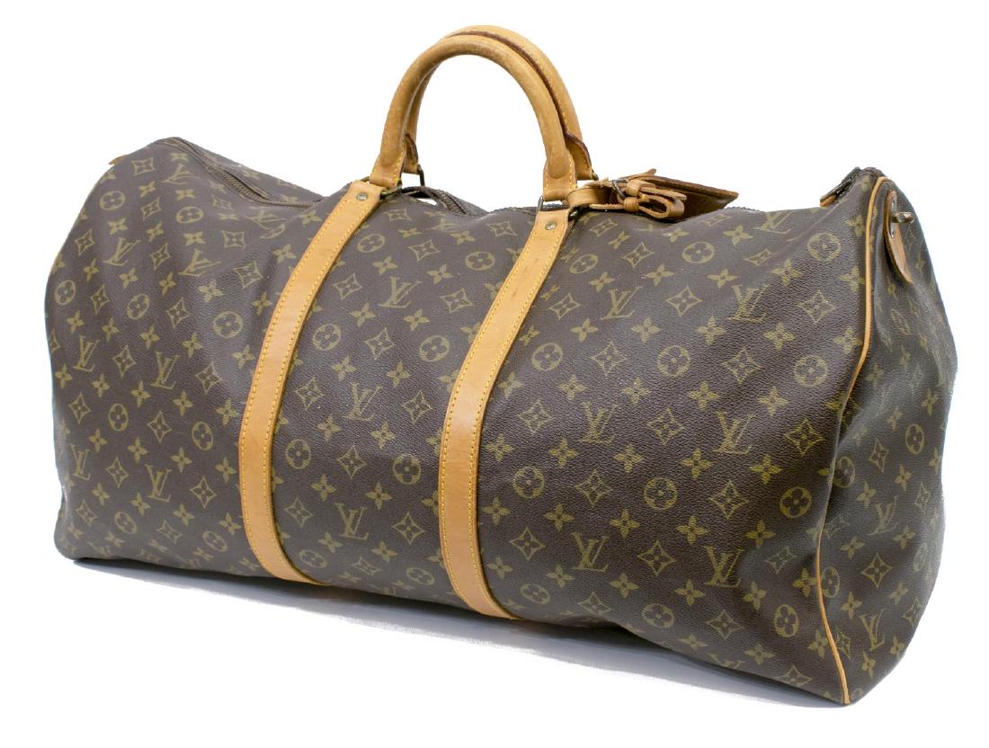 LOUIS VUITTON 'KEEPALL' DUFFLE, NEEDS NEW ZIPPER (1 of 6)