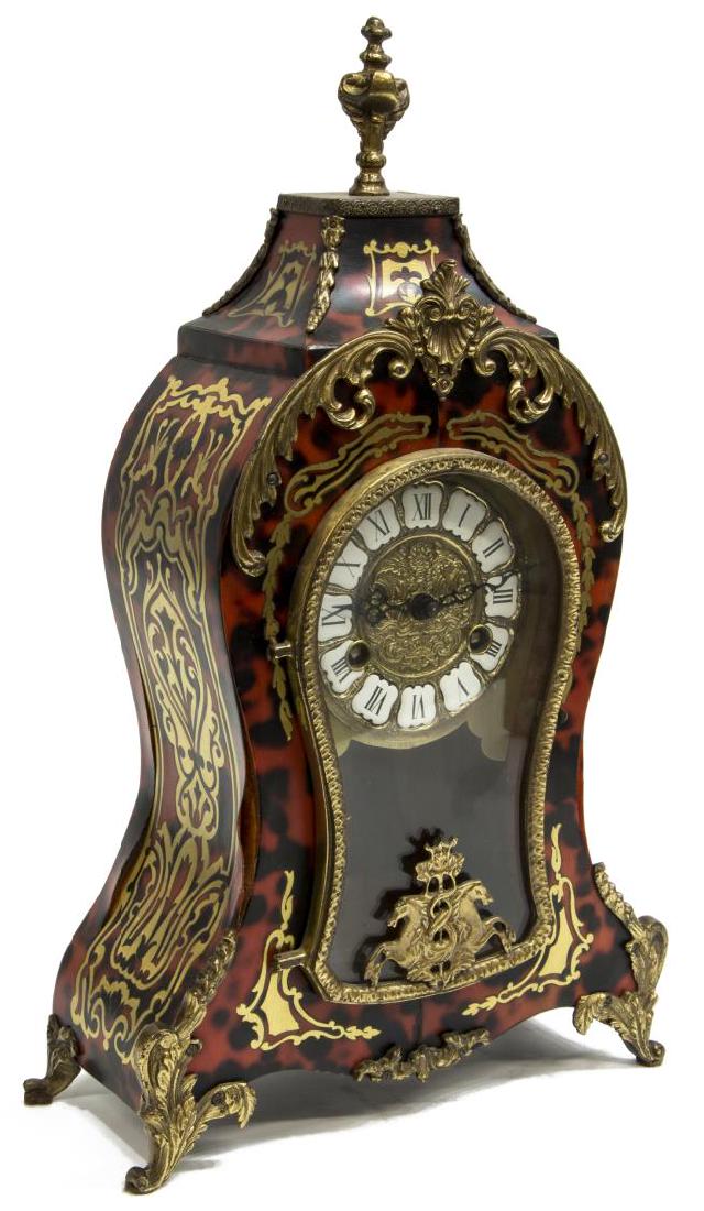 LOUIS XVI STYLE HERMLE BOULLE MANTEL CLOCK (1 of 5)