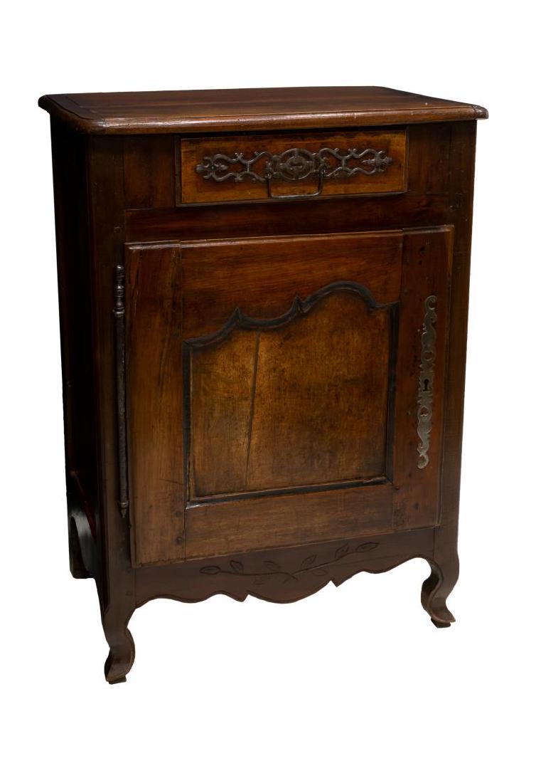 FRENCH LOUIS XV STYLE WALNUT CONFITURIER CABINET (1 of 3)