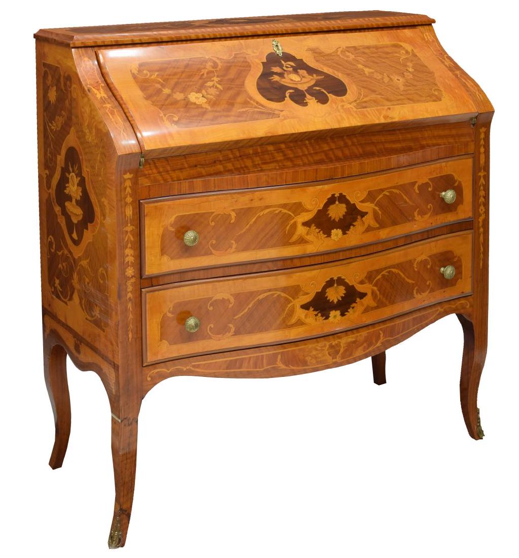 LOUIS XV STYLE INLAID SECRETARY (1 of 3)