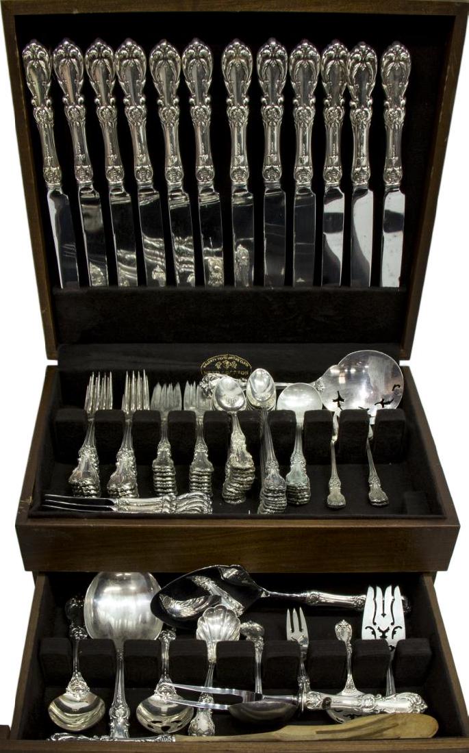 (98) REED & BARTON 'BURGUNDY' STERLING FLATWARE (1 of 5)