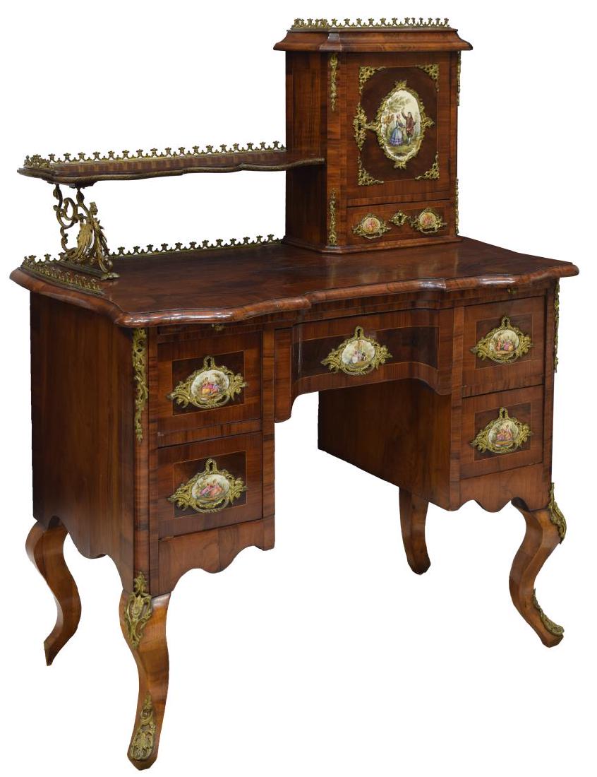 BONHEUR DU JOUR, FIGURAL PORCELAIN PLAQUES (1 of 10)