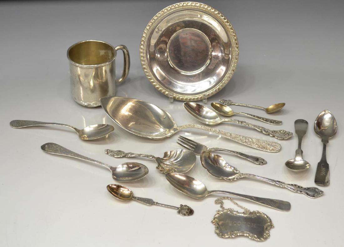 (16) COLLECTION STERLING SLIVER, TABLEWARE & SCRAP (1 of 4)
