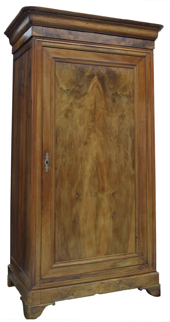 LOUIS PHILIPPE WALNUT ARMOIRE (1 of 3)