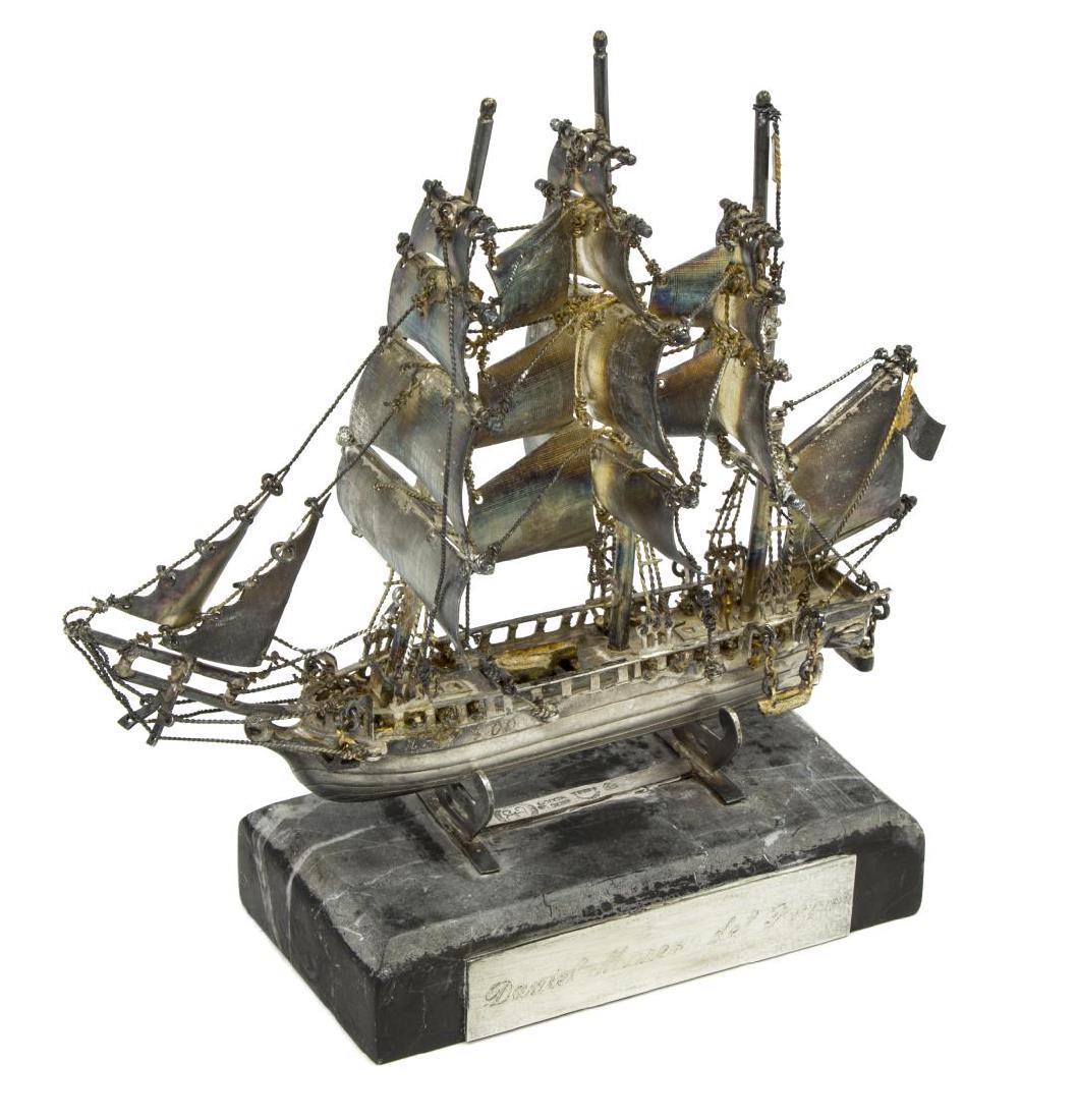 LOS BALLESTEROS MEXICO STERLING SILVER SHIP MODEL (1 of 6)
