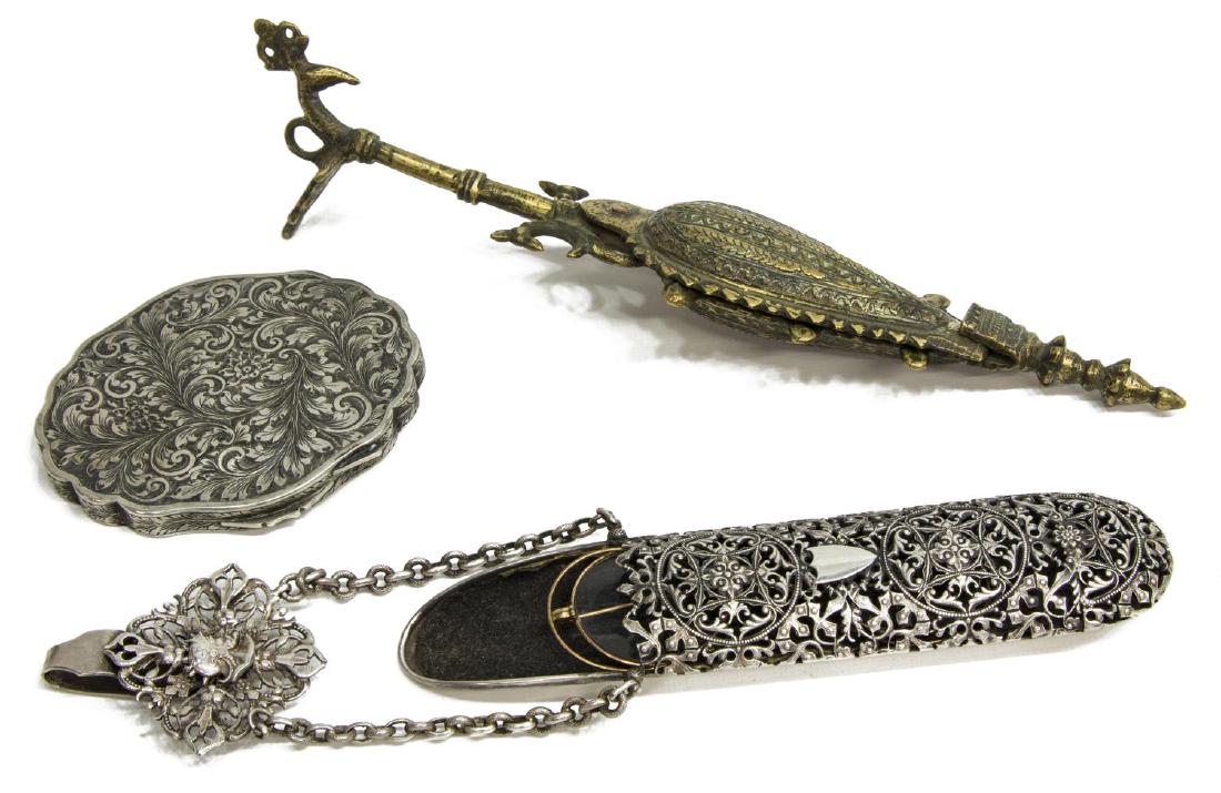 3) ANTIQUE TO VINTAGE METALWARE, 800 SILVER & MORE (1 of 4)