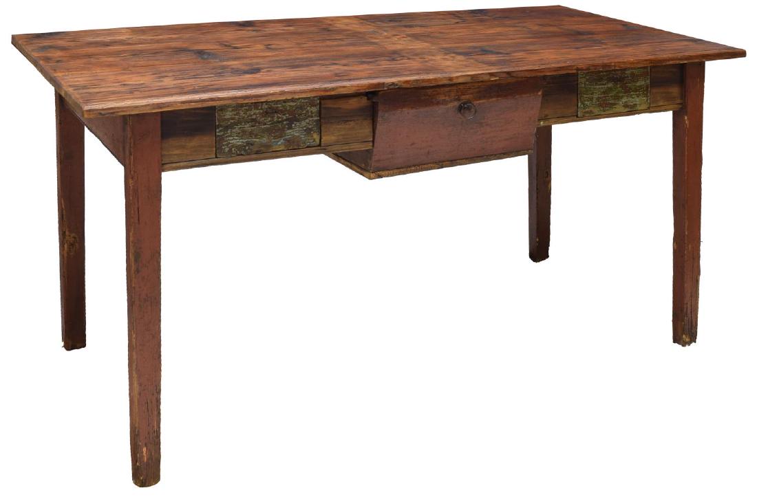 VINTAGE DANISH PINE WORK TABLE (1 of 3)