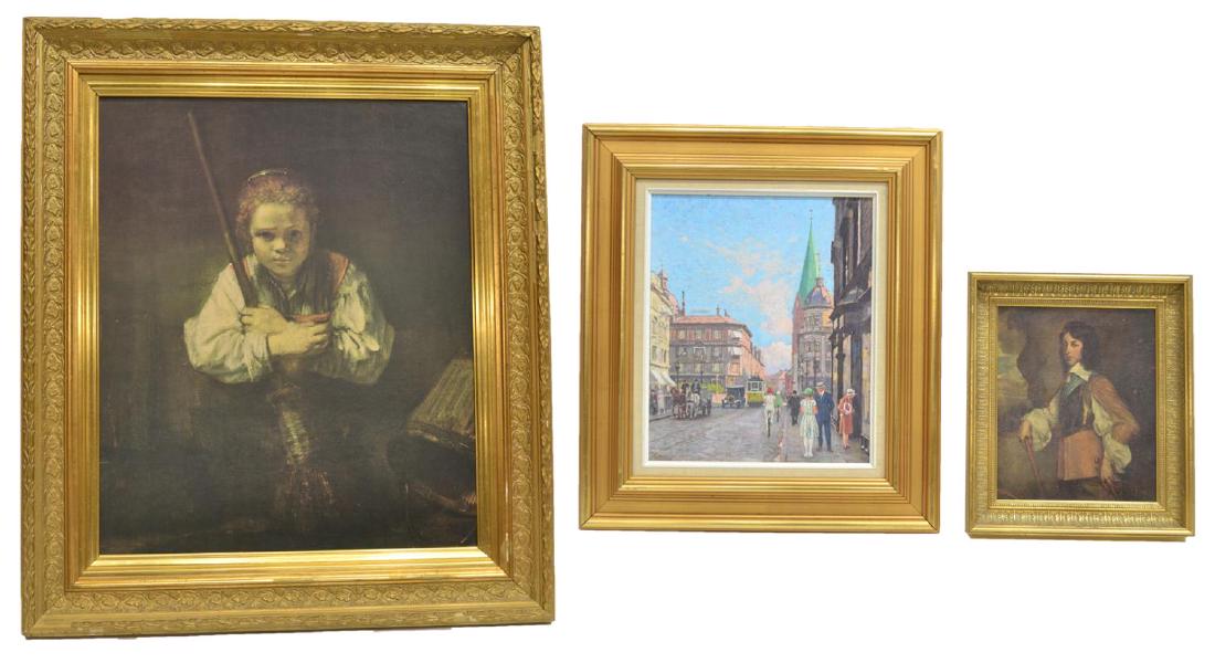 (3) FRAMED PRINTS AFTER REMBRANDT, PAUL FISCHER (1 of 7)