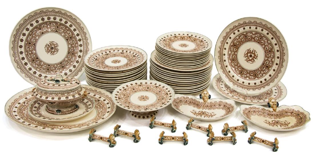 (52) FRENCH LONGWY 'HENRI II' DINNER SERVICE (1 of 4)