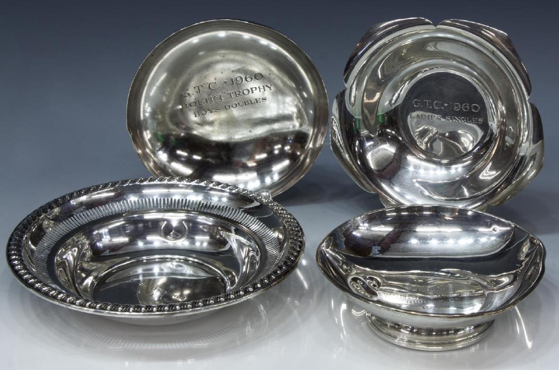 (4) STERLING SILVER TENNIS PRESENTATION TROPHIES (1 of 6)
