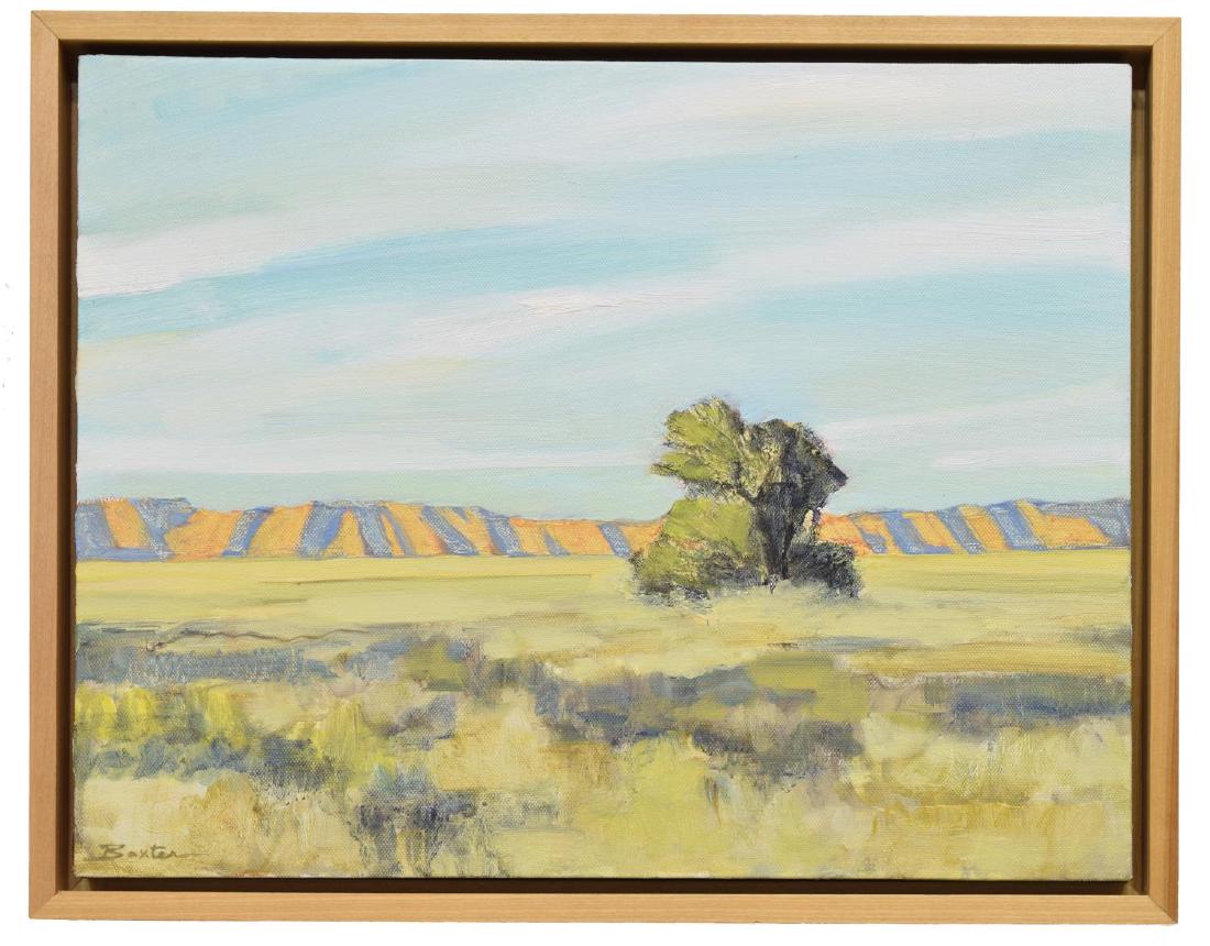 FRAMED OIL ON CANVAS LANDSCAPE PAINTING, BAXTER (1 of 3)