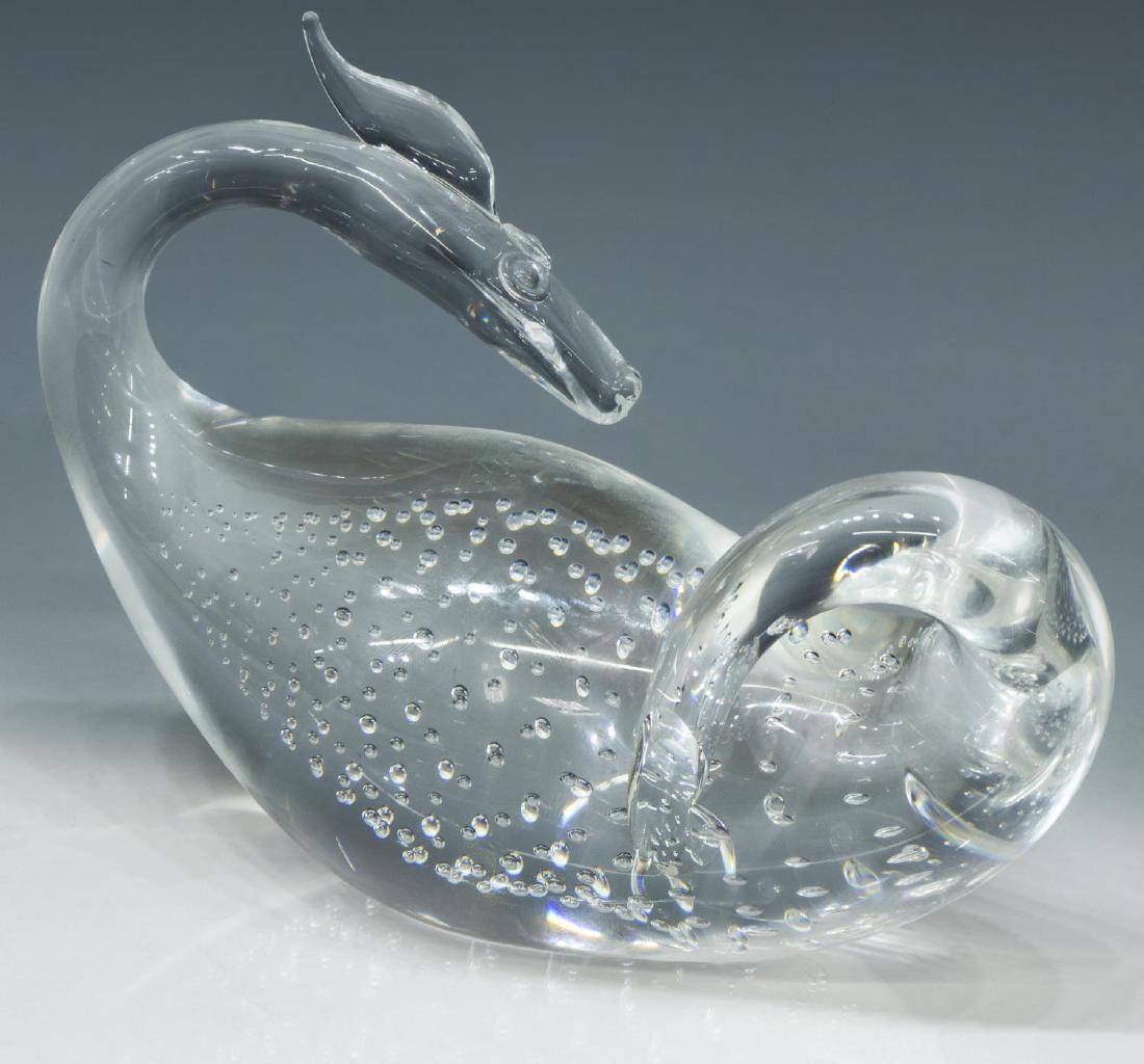 STEUBEN COLORLESS ART CRYSTAL DRAGON (1 of 4)