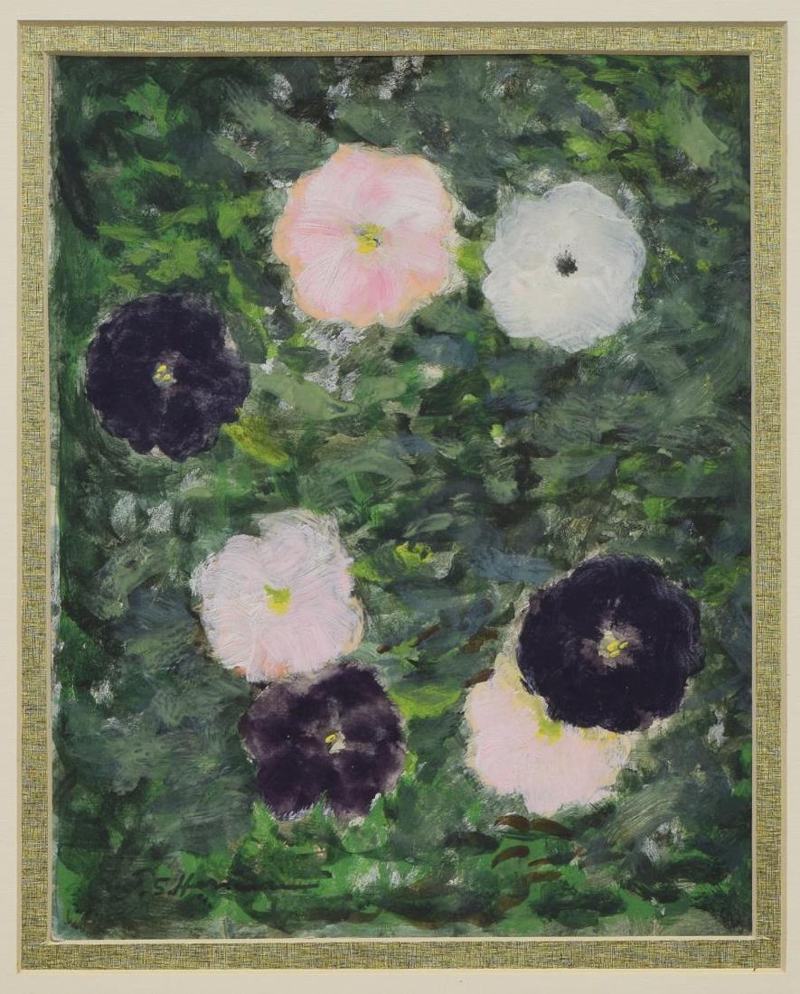 FRANK HERRMANN (NY, 1866-1942) FLORAL PAINTING (1 of 3)