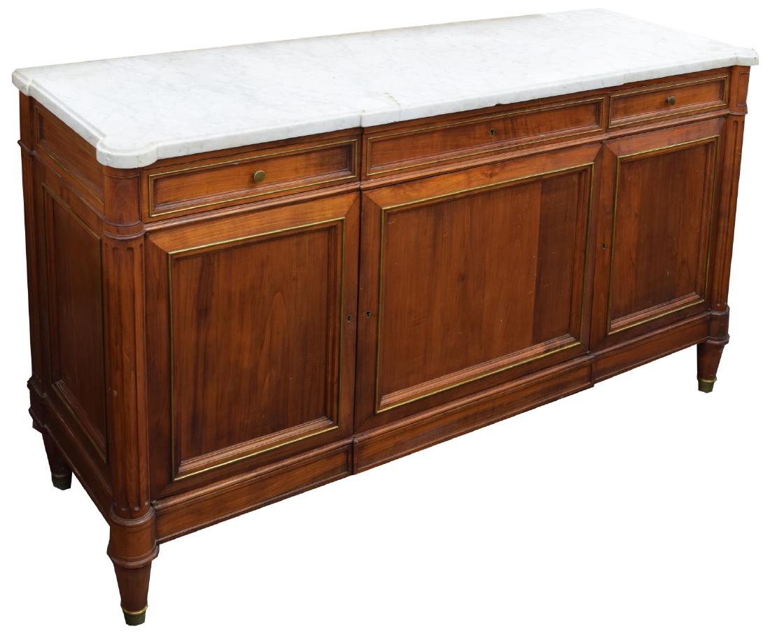 FRENCH CHERRYWOOD LOUIS XVI STYLE SIDEBOARD (1 of 3)
