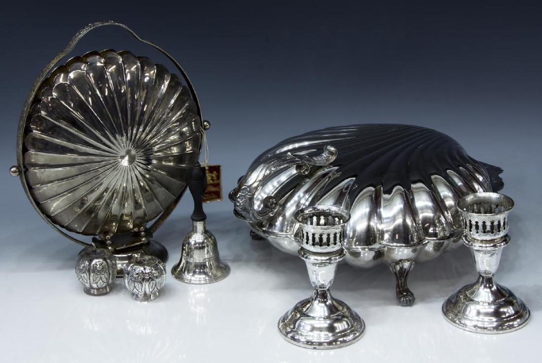 (LOT) GROUP OF STERLING & SILVERPLATE TABLEWARES (1 of 7)