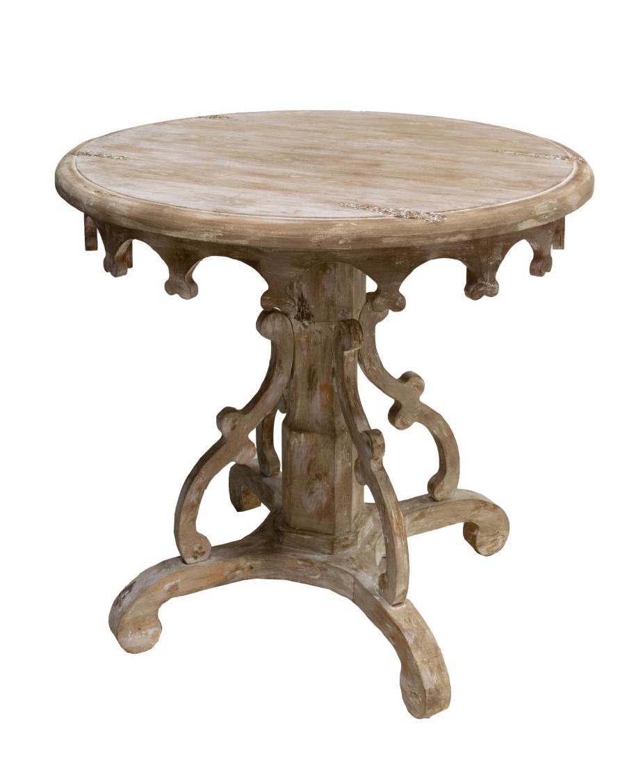 GOTHIC REVIVAL STYLE PAINTED OCCASIONAL TABLE (1 of 2)