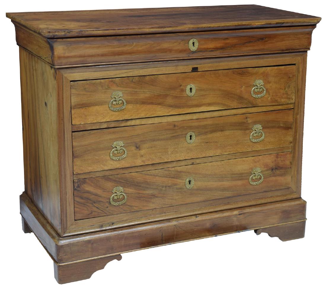 LOUIS PHILIPPE PERIOD WALNUT CHEST OF DRAWERS (1 of 3)